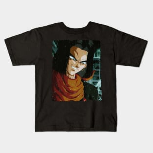 ANDROID 17 MERCH VTG Kids T-Shirt